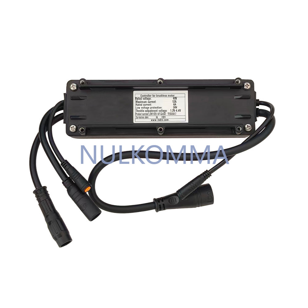 NULKOMMA Ebike Brushless Motor Controller LSW1659-14F-CA-030 48V Suitable for Electric Bicycles Scooters Fat-Tire Bikes Speed Controller