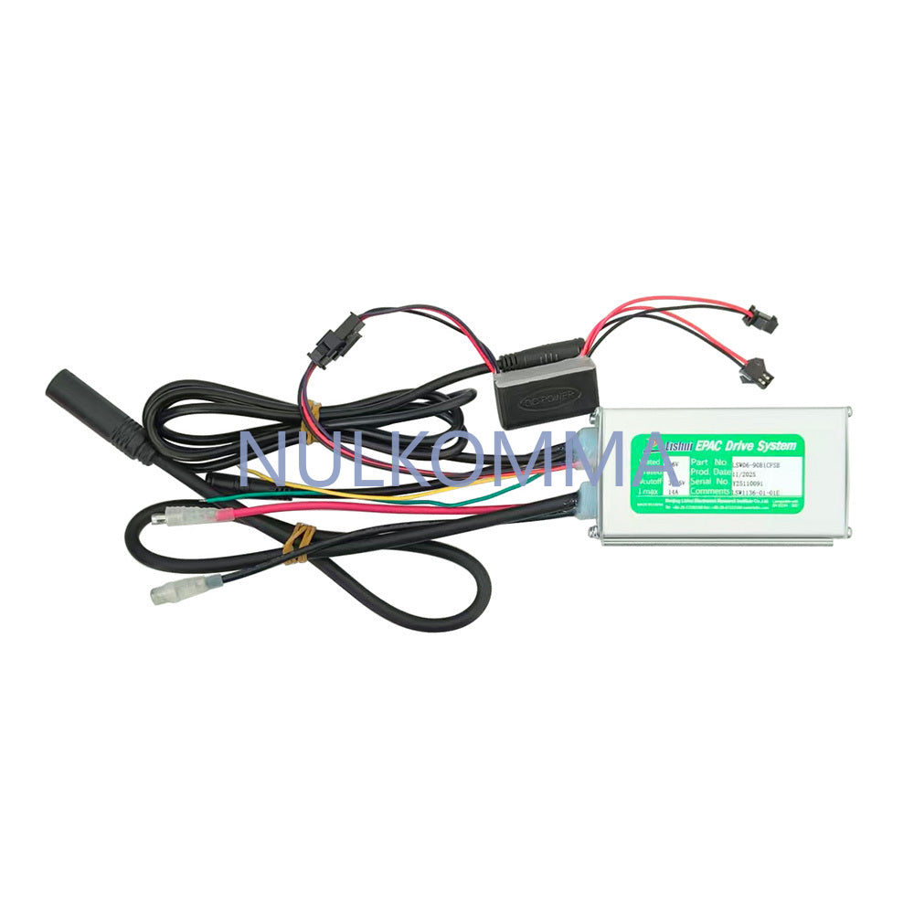 NULKOMMA Ebike Brushless Motor Controller LSW1136-01-01E 36V 14A Suitable for Electric Bicycles Scooters Fat-Tire Bikes Speed Controller