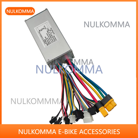 NULKOMMA Ebike Brushless Motor Controller LSW1729-1-1M 48V 20A Suitable for Electric Bicycles Scooters Fat-Tire Bikes Speed Controller