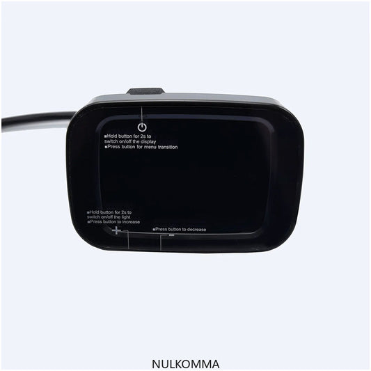 NULKOMMA Fatbike Display Screen Meter 5-hole Female for Ebike Speed Controller Speedometer Yolin YL81C 36V48V Engwe Bicycles Accessories