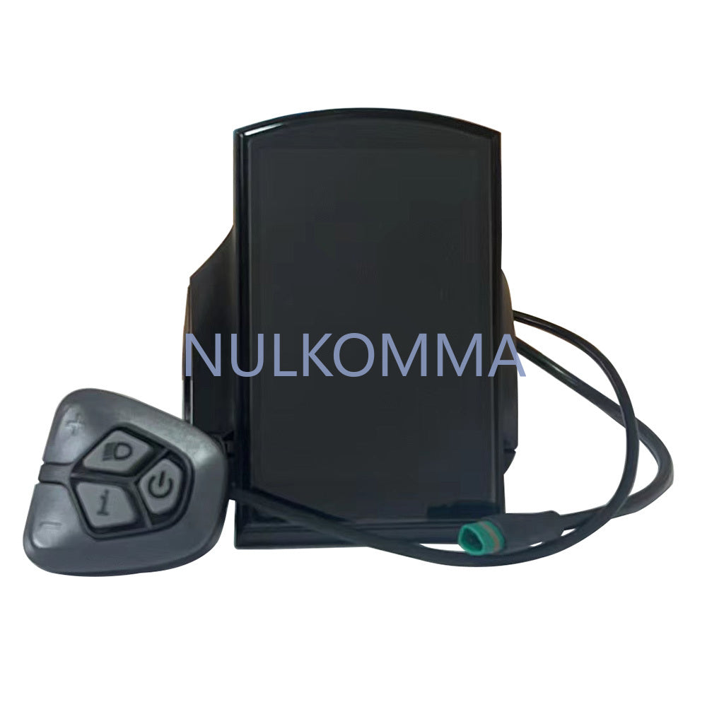 NULKOMMA Electric Bicycle Instrument Controller, EBIKE LCD Display, Triangle Head Display, Bafang DPC18, 48V