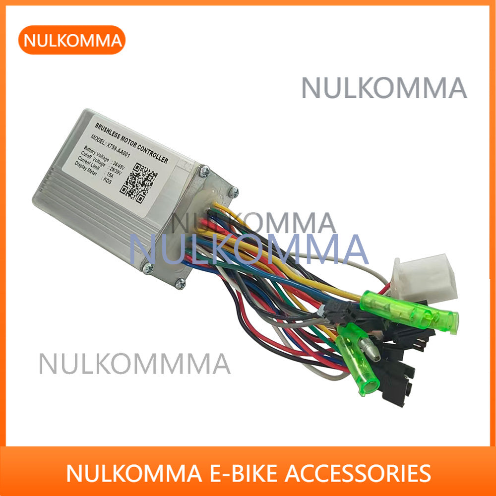 NULKOMMA Ebike Brushless Motor Controller 36/48V 15A Speed Controller X759-AA001 KDS for Electric Bicycle Scooter Motorcycle