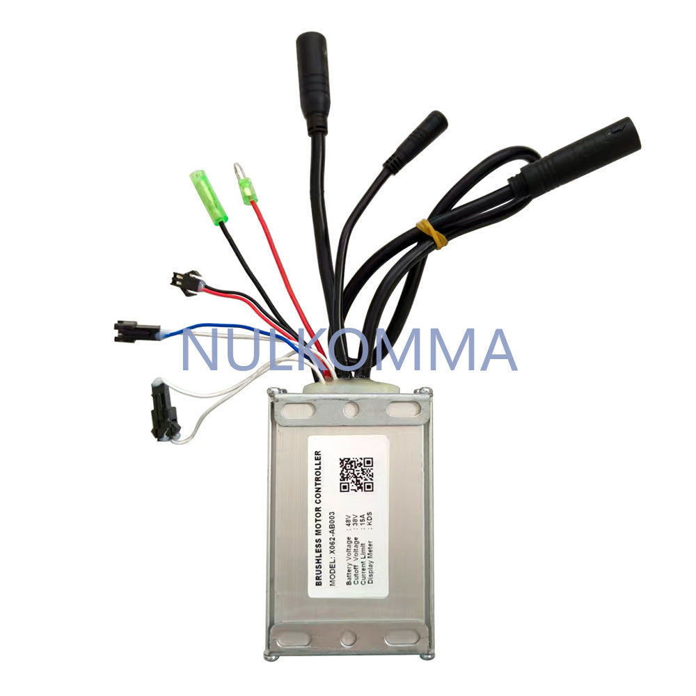 NULKOMMA Ebike Brushless Motor Controller 48V 15A Speed Controller for KDS General X062-AB003 for Electric Bicycle Scooter Motorcycle