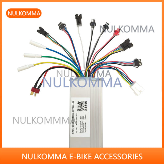 NULKOMMA Electric Bike Brushless Motor Controller 48V 18A X098-AXC013 Electric Scooter Accessories for 2HAO Meter