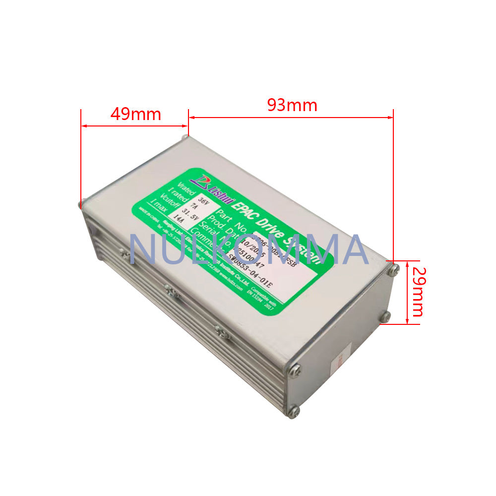 NULKOMMA Ebike Brushless Motor Controller LSW0853-04-01E 36V 14A Suitable for Electric Bicycles Scooters Fat-Tire Bikes Speed Controller
