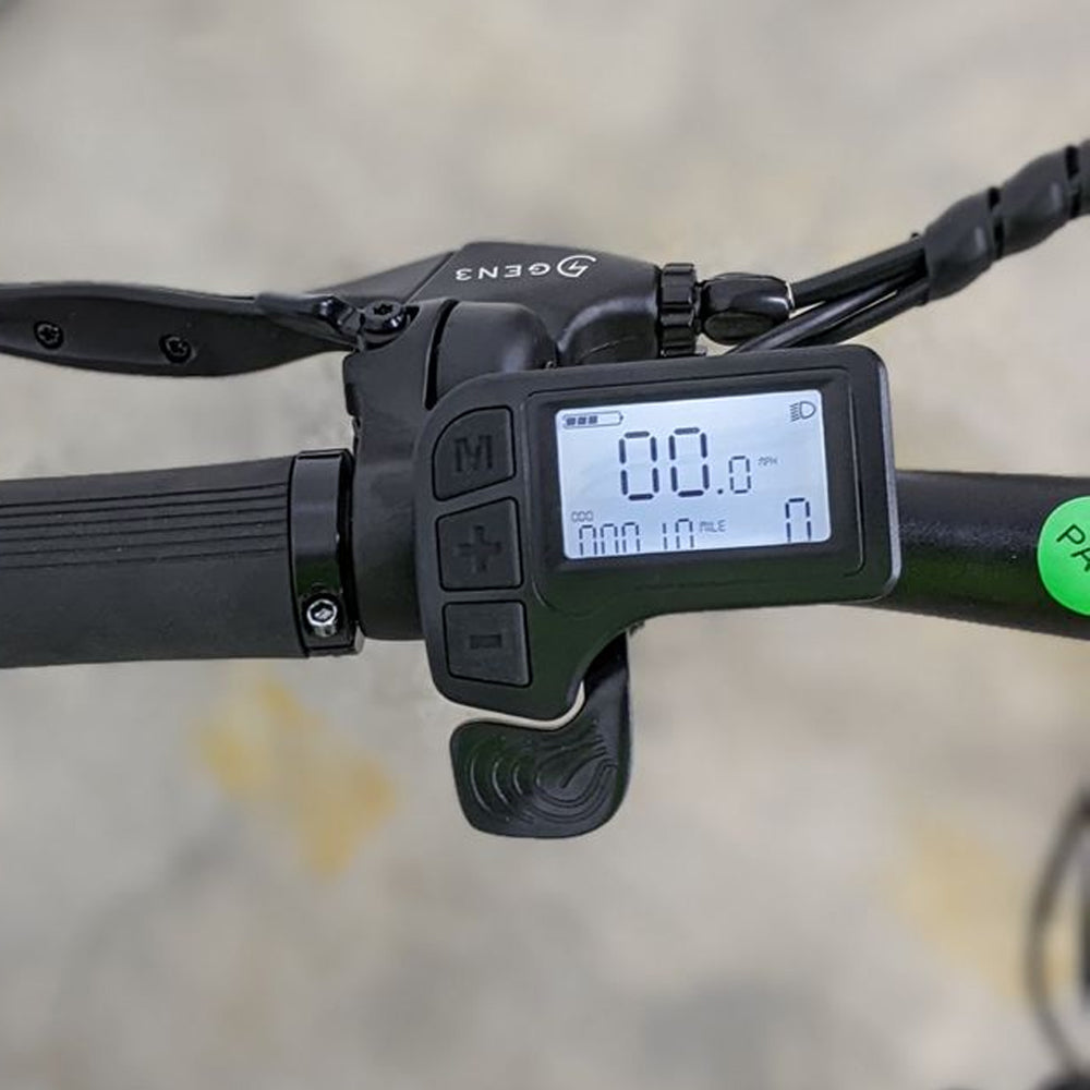 GEN3 Electric Bicycle LCD Display 48V Waterproof 6 Pin Male Connector