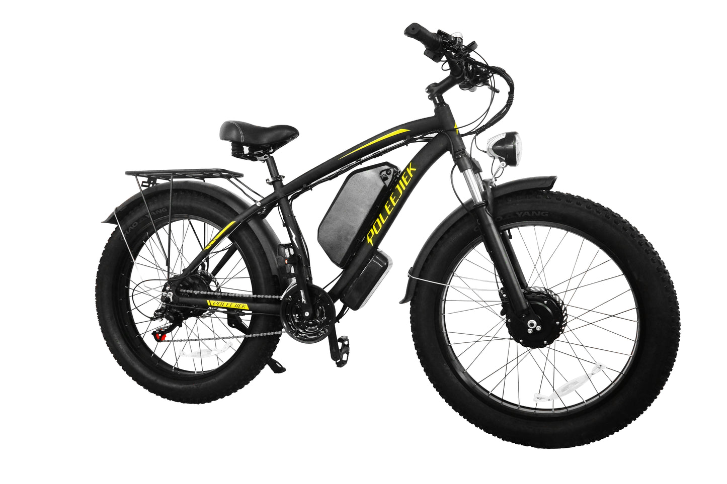 NULKOMMA 26'' Electric Bike for Adults 40-50KM Removable Battery 48V20AH Electric Bicycle Commuting Mountain Bike with LCD Display Meter