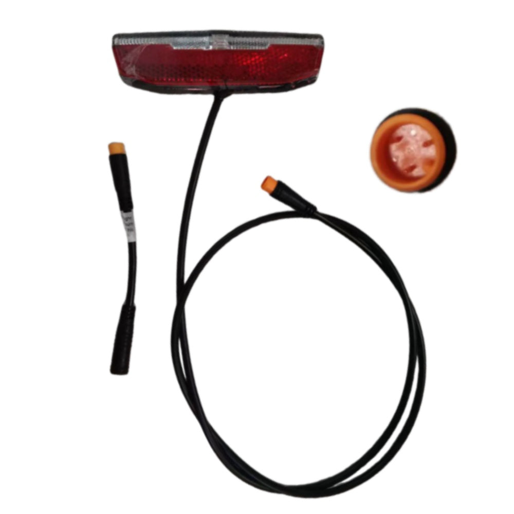 Nulkomma Tail Light LED Light Night Riding Warning Light E-Bike Tailight with Turn Signals Electric Bike Accessories