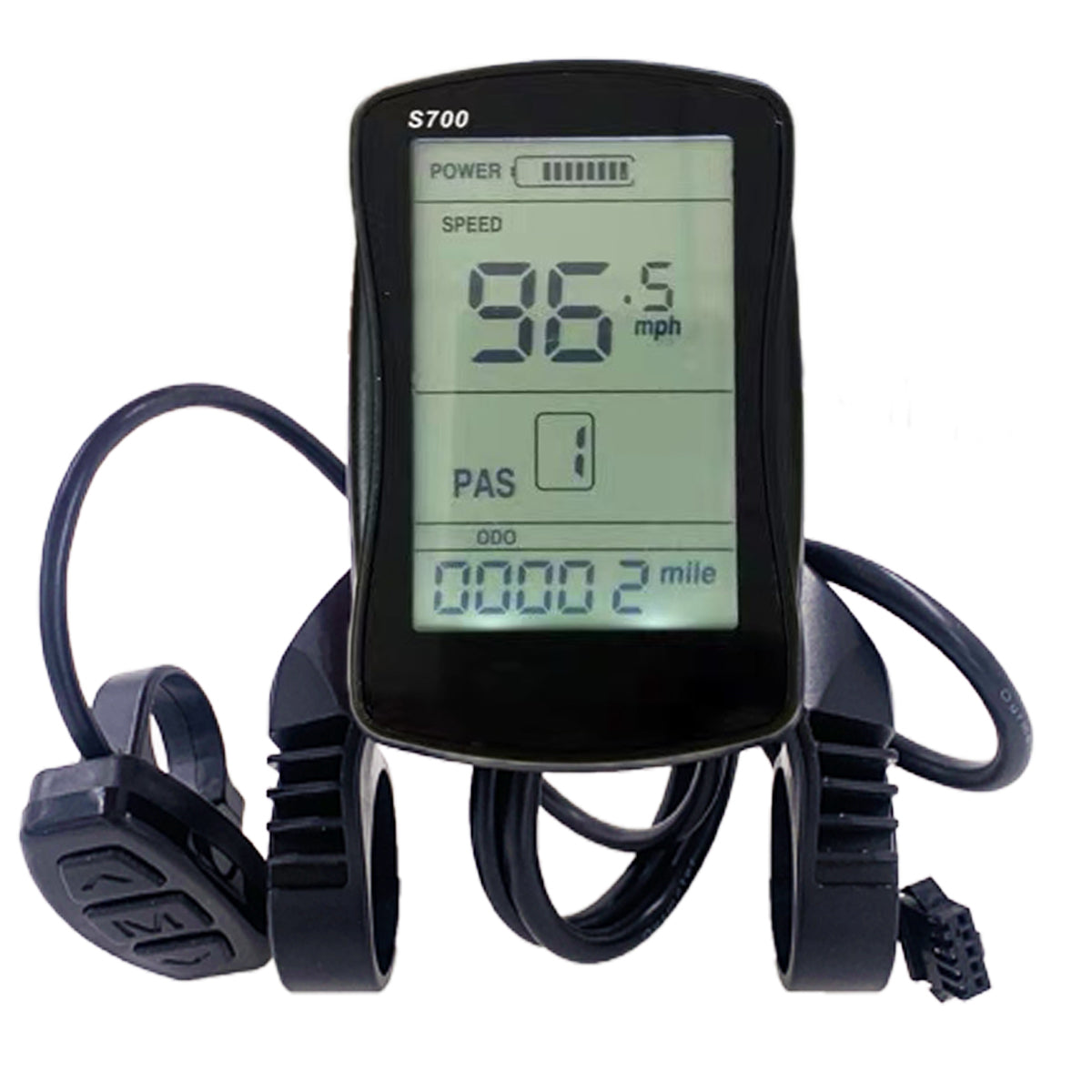 NULKOMMA S700 LCD Control Display Meter Speedometer