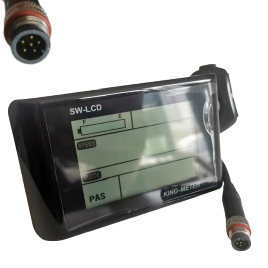 SW-LCD Electric Bike LCD Display Meter 36V Control Panel for Ebike 6-pin Connector