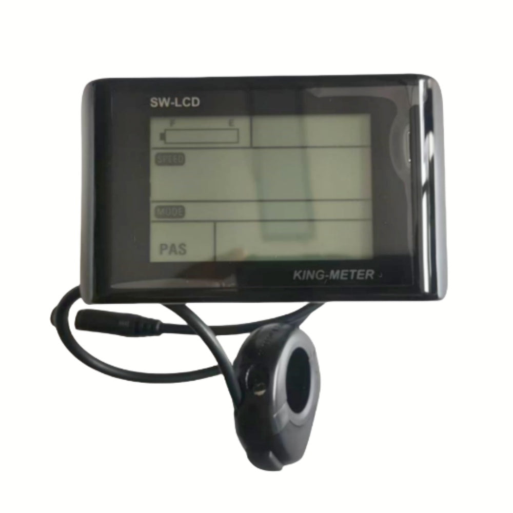 SW-LCD Electric Bike LCD Display Meter 36V Control Panel for Ebike 6-pin Connector