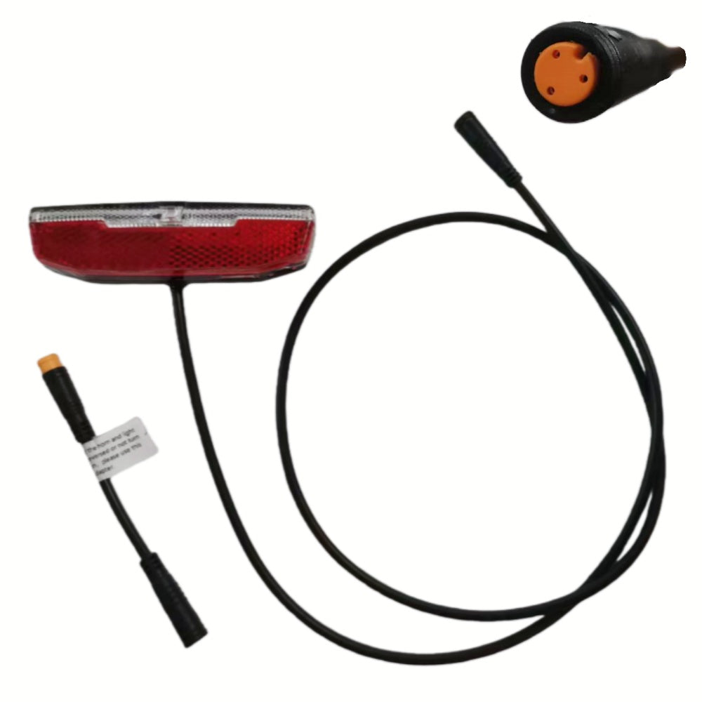 Nulkomma Tail Light LED Light Night Riding Warning Light E-Bike Tailight with Turn Signals Electric Bike Accessories